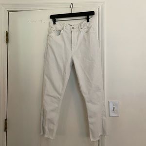 AGOLDE White Straight Leg Jean